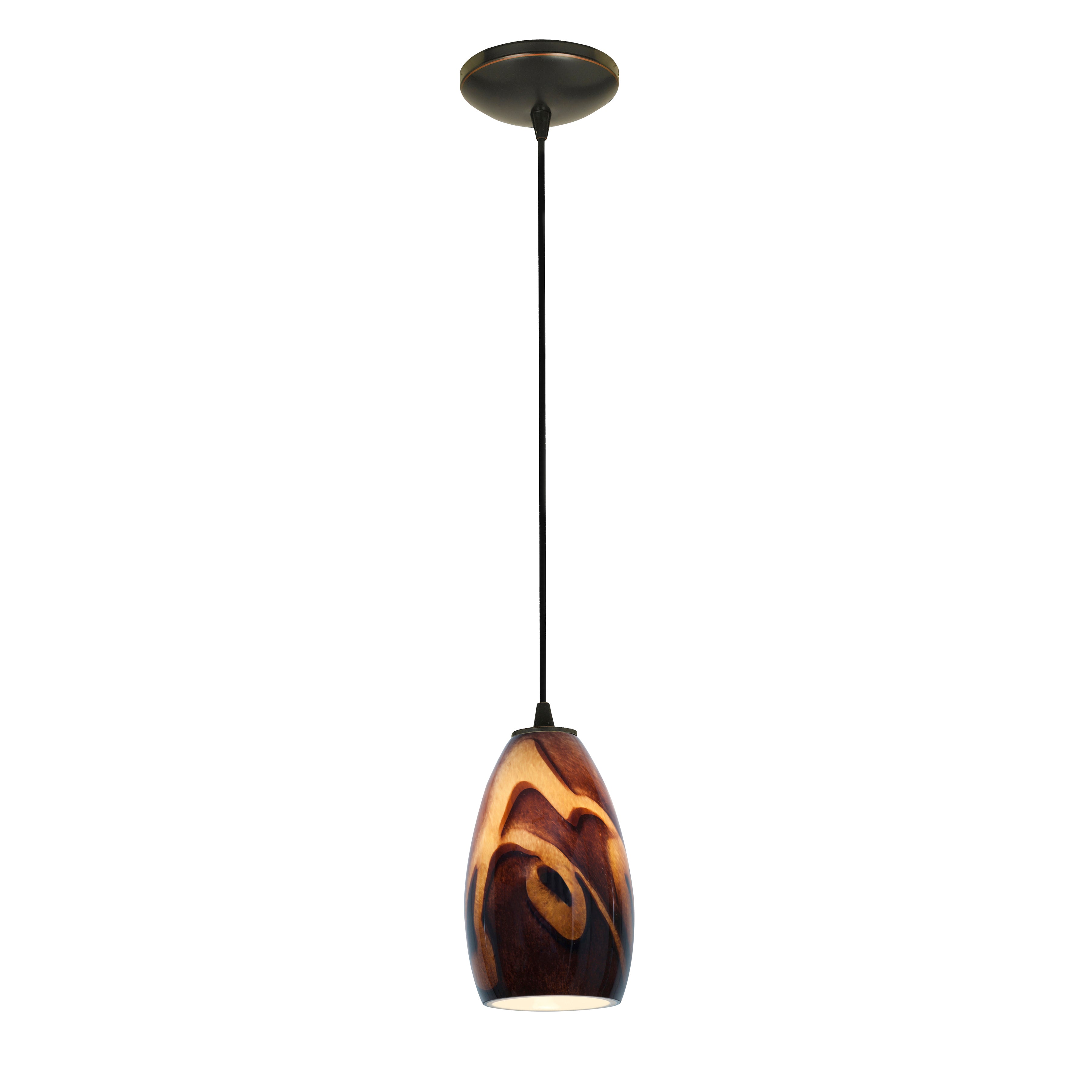 oil rubbed bronze pendant