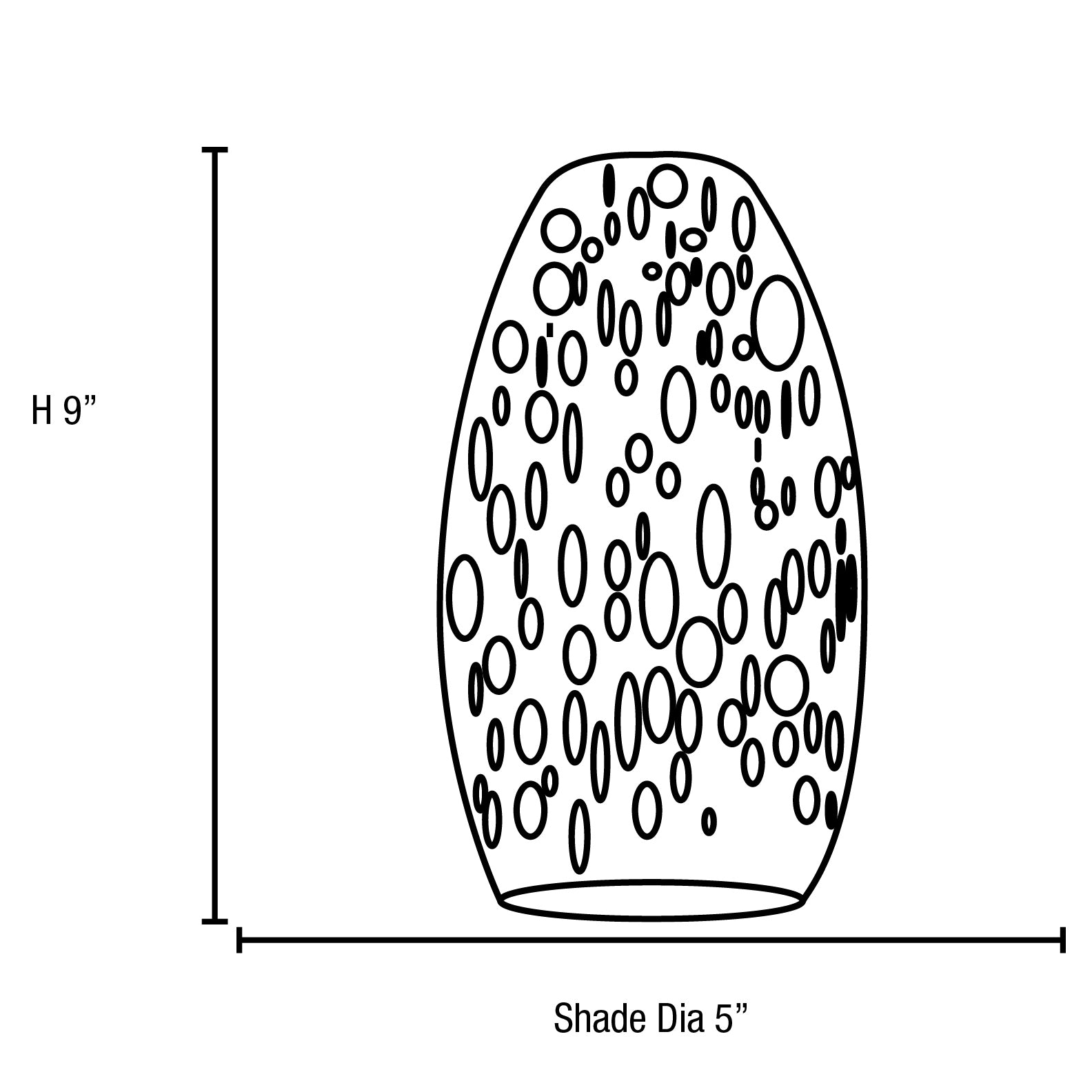 brushed steel pendant