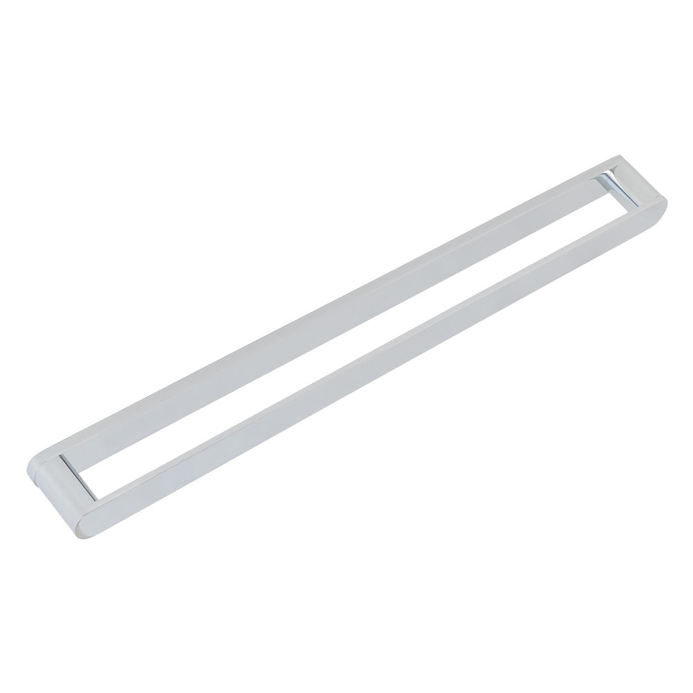 polished chrome towel bar