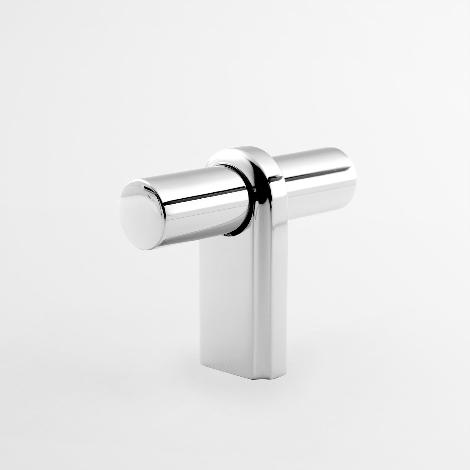 polished chrome knob