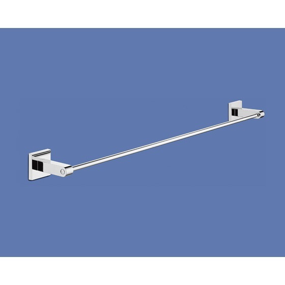polished chrome towel bar