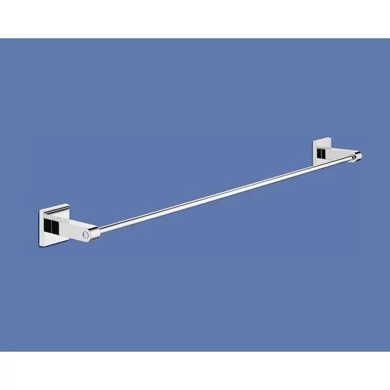 polished chrome towel bar