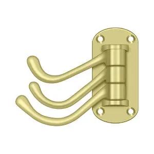 Deltana Triple Swivel Hook, Heavy Duty, 4" Projection by Deltana