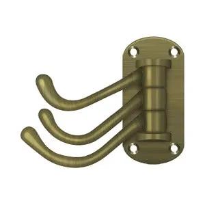 Deltana Triple Swivel Hook, Heavy Duty, 4" Projection by Deltana