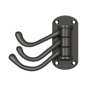 Deltana Triple Swivel Hook, Heavy Duty, 4" Projection by Deltana