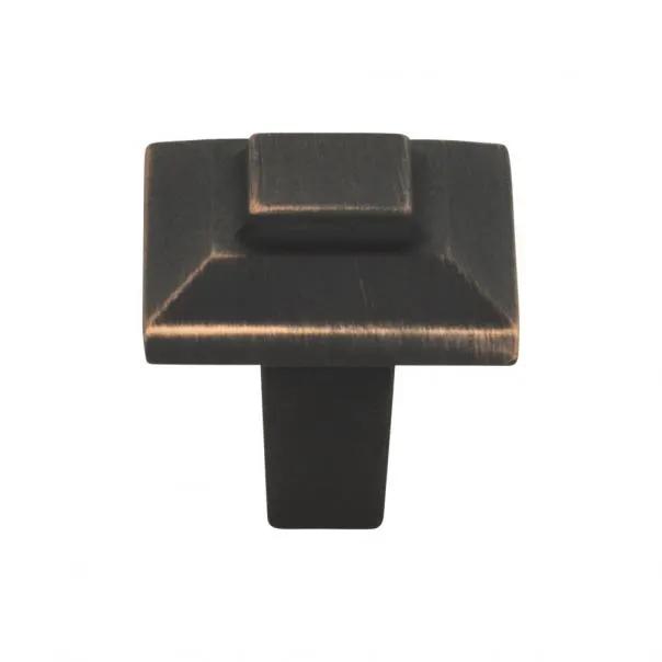 Atlas Trocadero Small Square Knob 1 Inch by Atlas