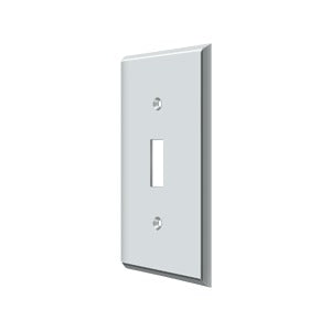 polished chrome switch plate