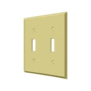 Deltana Switch Plate, Double Standard by Deltana