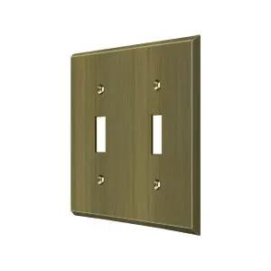 Deltana Switch Plate, Double Standard by Deltana