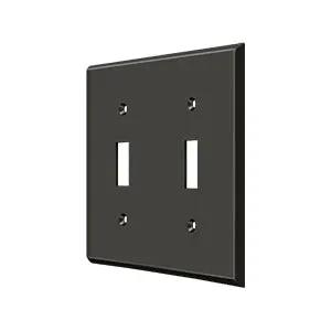 Deltana Switch Plate, Double Standard by Deltana