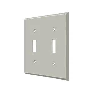 Deltana Switch Plate, Double Standard by Deltana