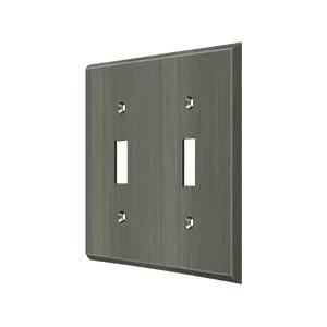 Deltana Switch Plate, Double Standard by Deltana