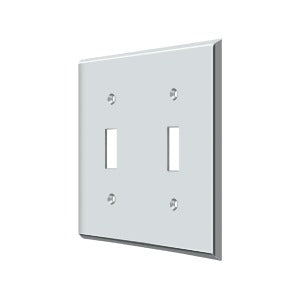 polished chrome switch plate