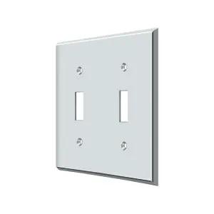 polished chrome switch plate
