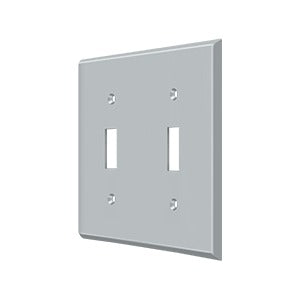Deltana Switch Plate, Double Standard