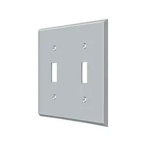 Deltana Switch Plate, Double Standard by Deltana
