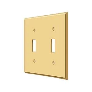 Deltana Switch Plate, Double Standard by Deltana