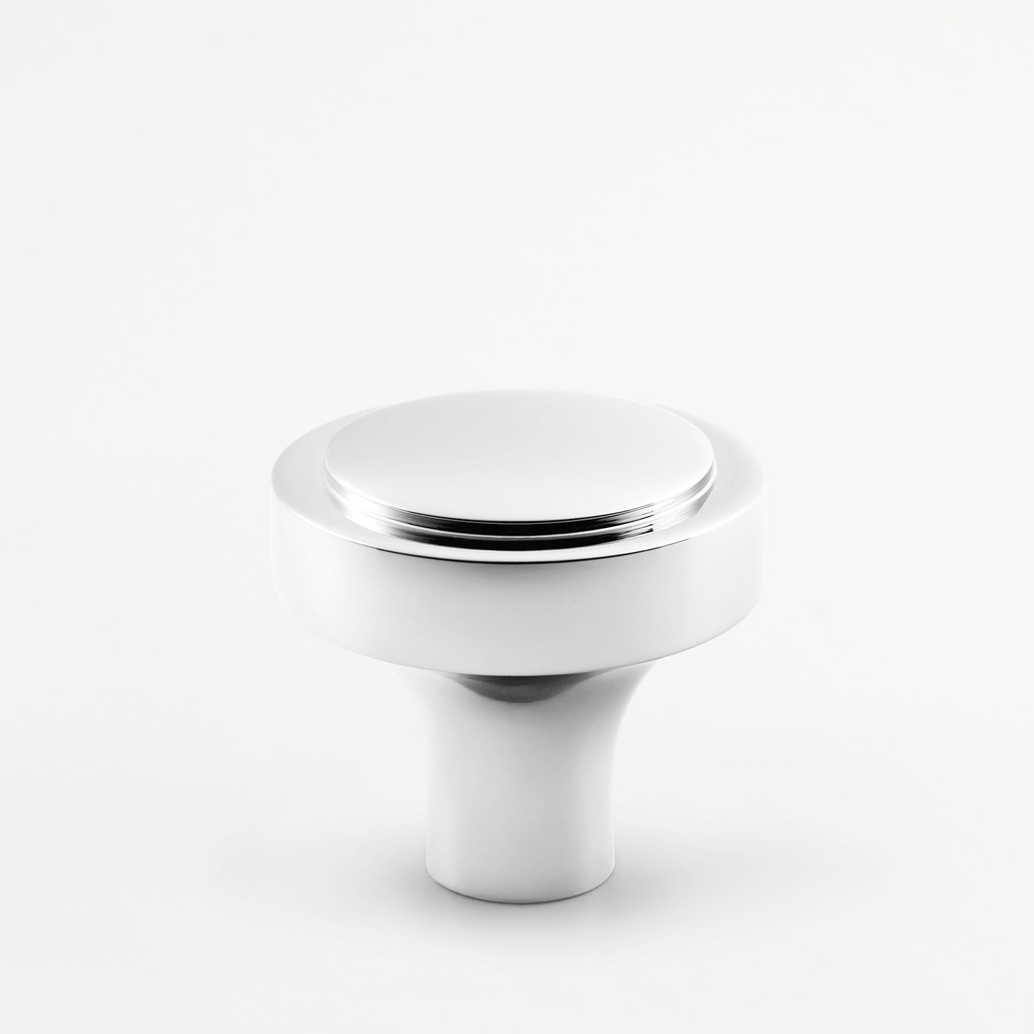 polished chrome knob