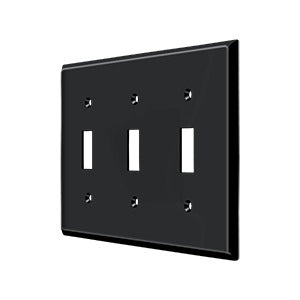 Deltana Switch Plate, Triple Standard