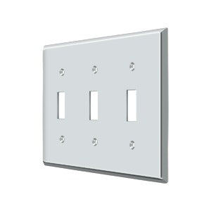 polished chrome switch plate