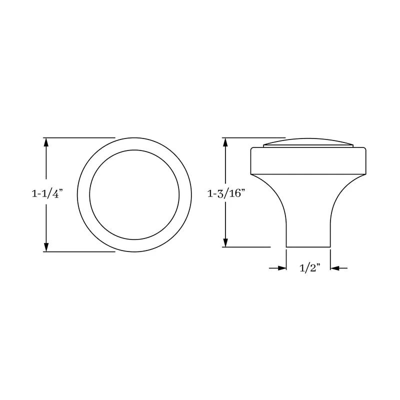 knob dimension
