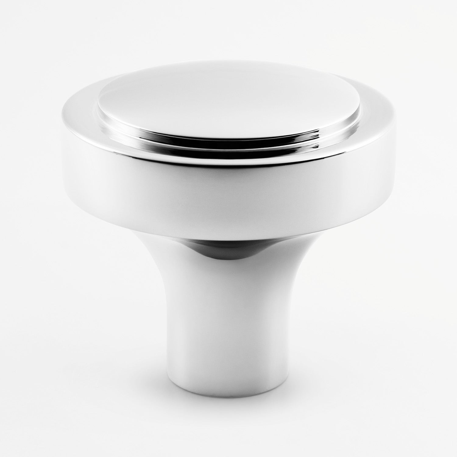 polished chrome knob