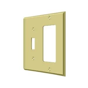 Deltana Switch Plate, Single Switch/Single Rocker by Deltana
