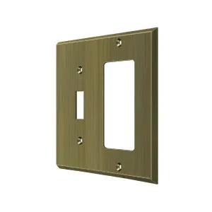 Deltana Switch Plate, Single Switch/Single Rocker by Deltana