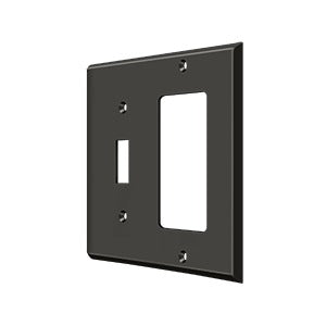 Deltana Switch Plate, Single Switch/Single Rocker