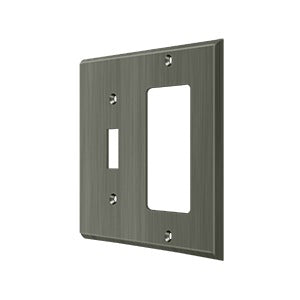 Deltana Switch Plate, Single Switch/Single Rocker