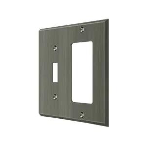 Deltana Switch Plate, Single Switch/Single Rocker by Deltana