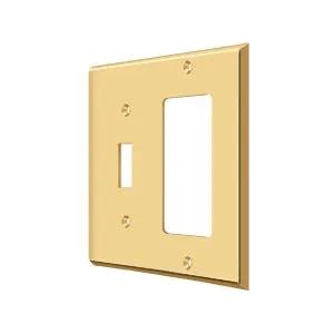 Deltana Switch Plate, Single Switch/Single Rocker by Deltana