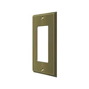 Deltana Switch Plate, Single Rocker by Deltana
