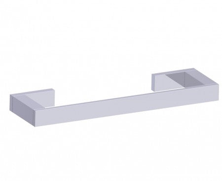 polished chrome towel bar