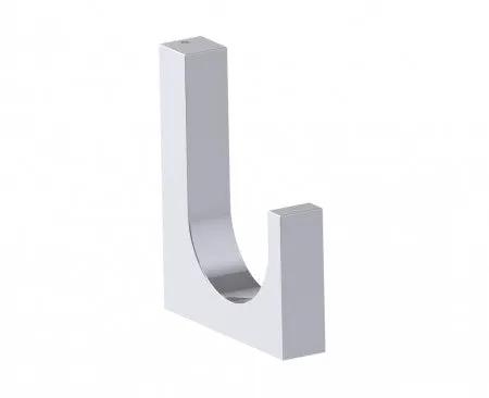 polished chrome coat hook