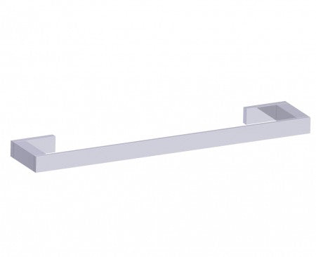 polished chrome towel bar