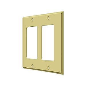 Deltana Switch Plate, Double Rocker