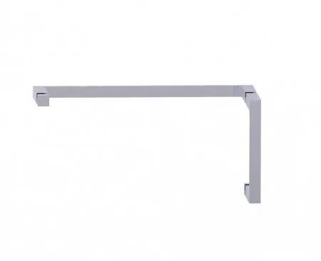 polished chrome door handles