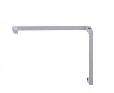 polished chrome door handles