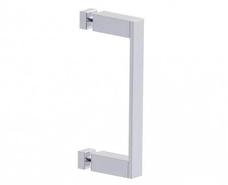 polished chrome door handle