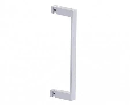 polished chrome door handle