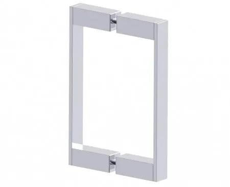 polished chrome door handle
