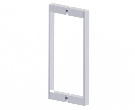 polished chrome door handle