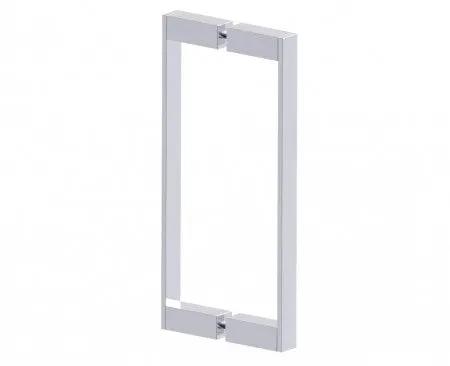 polished chrome door handle