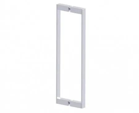 polished chrome door handle