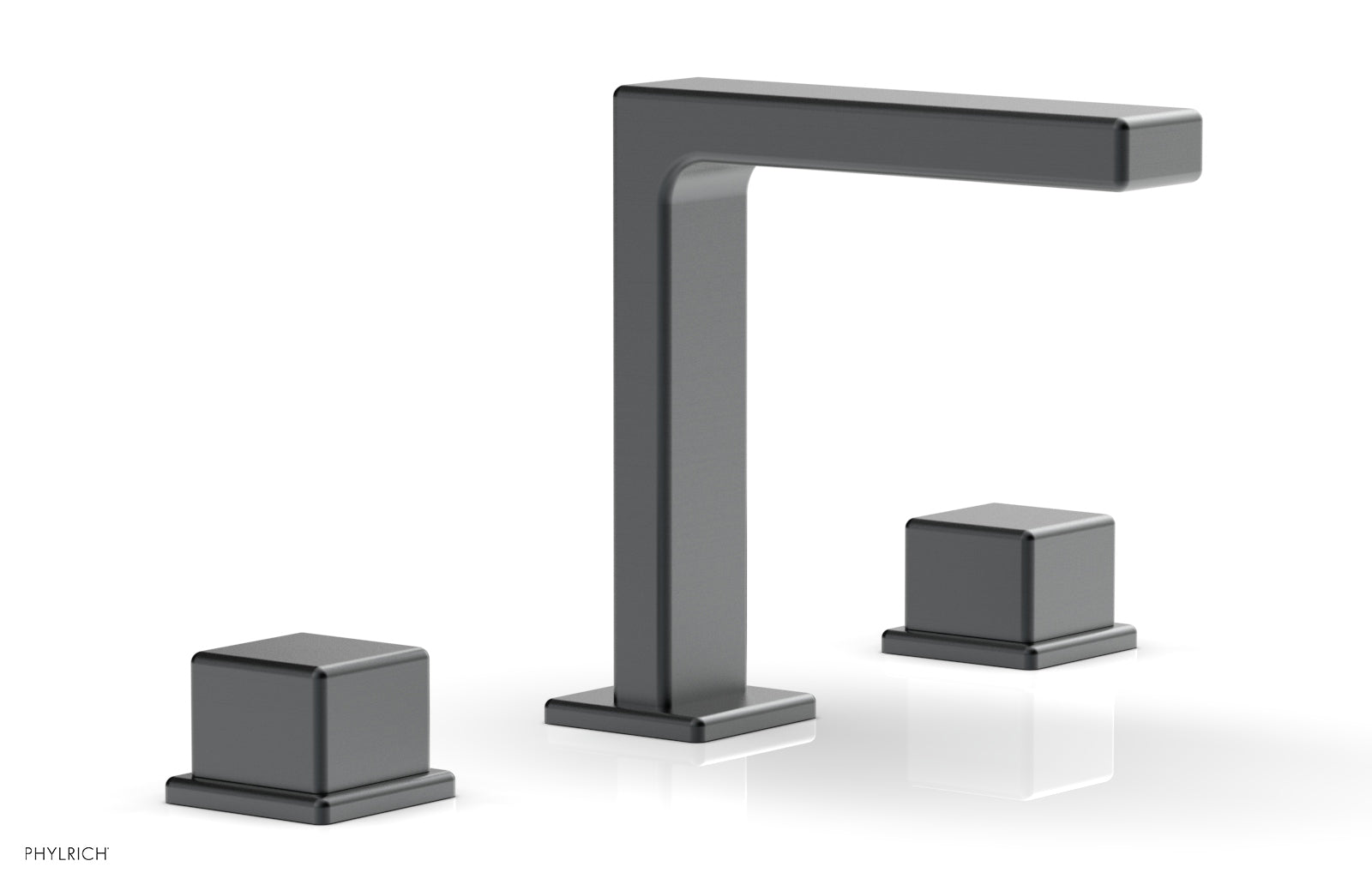 Phylrich MIX Widespread Faucet - Cube Handles 6-3/4" Height