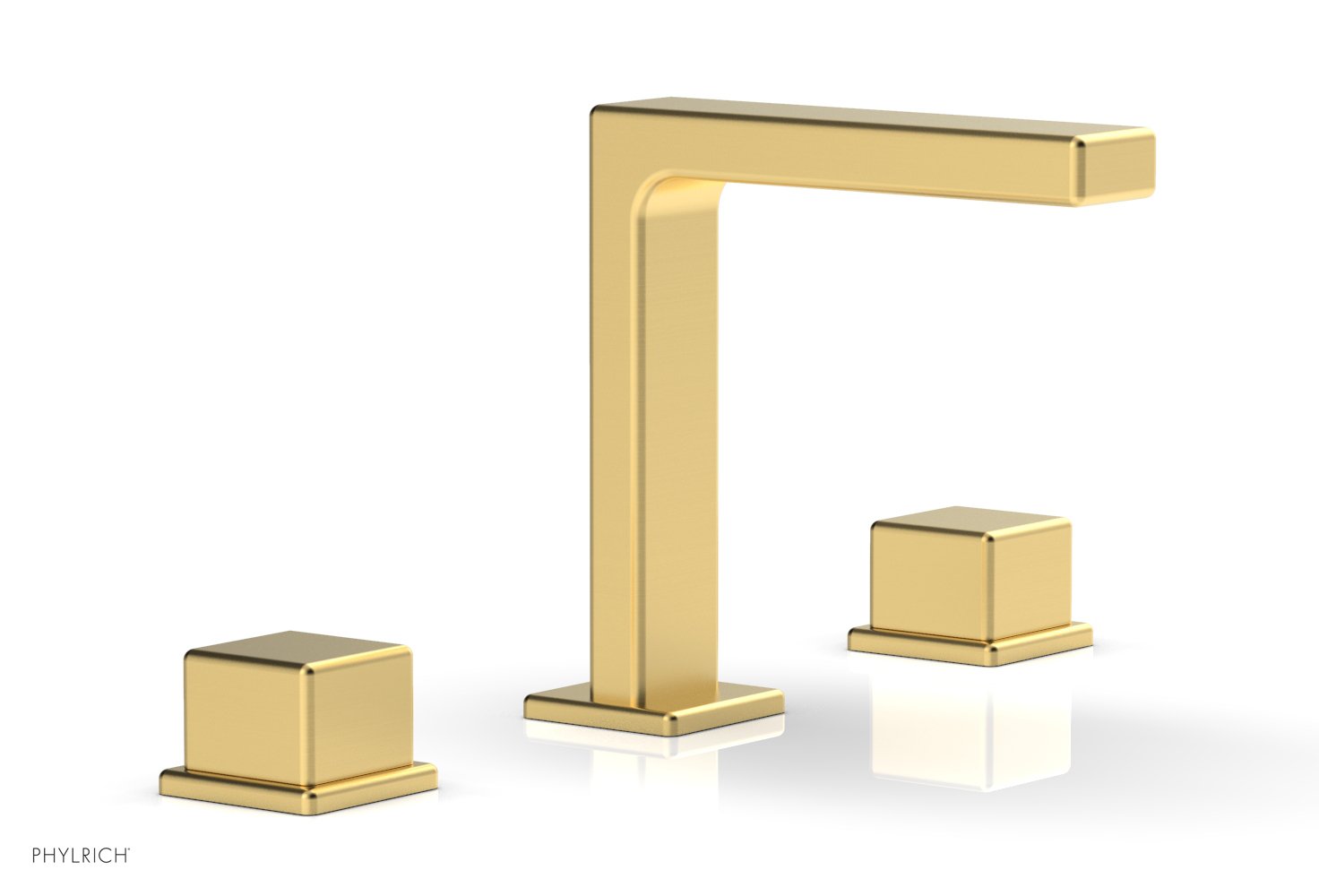 Phylrich MIX Widespread Faucet - Cube Handles 6-3/4" Height by Phylrich