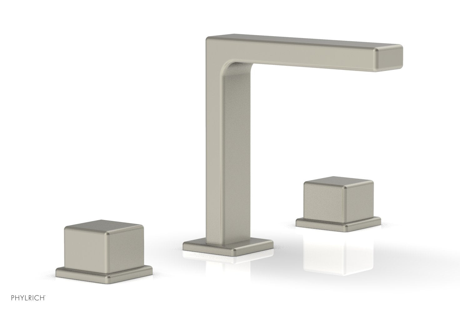 Phylrich MIX Widespread Faucet - Cube Handles 6-3/4" Height