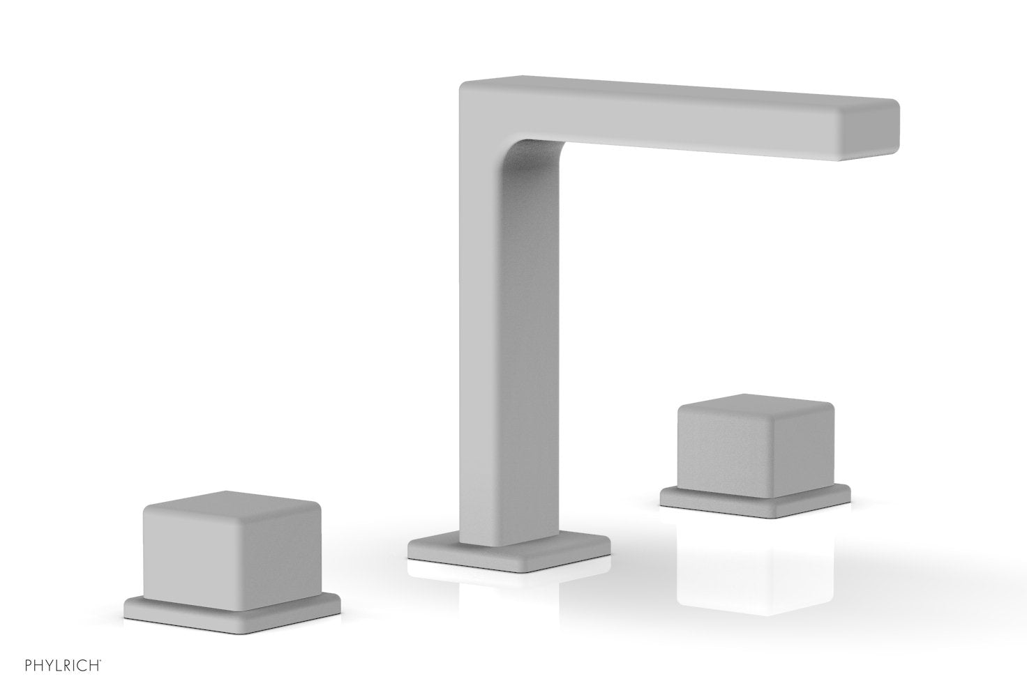 Phylrich MIX Widespread Faucet - Cube Handles 6-3/4" Height