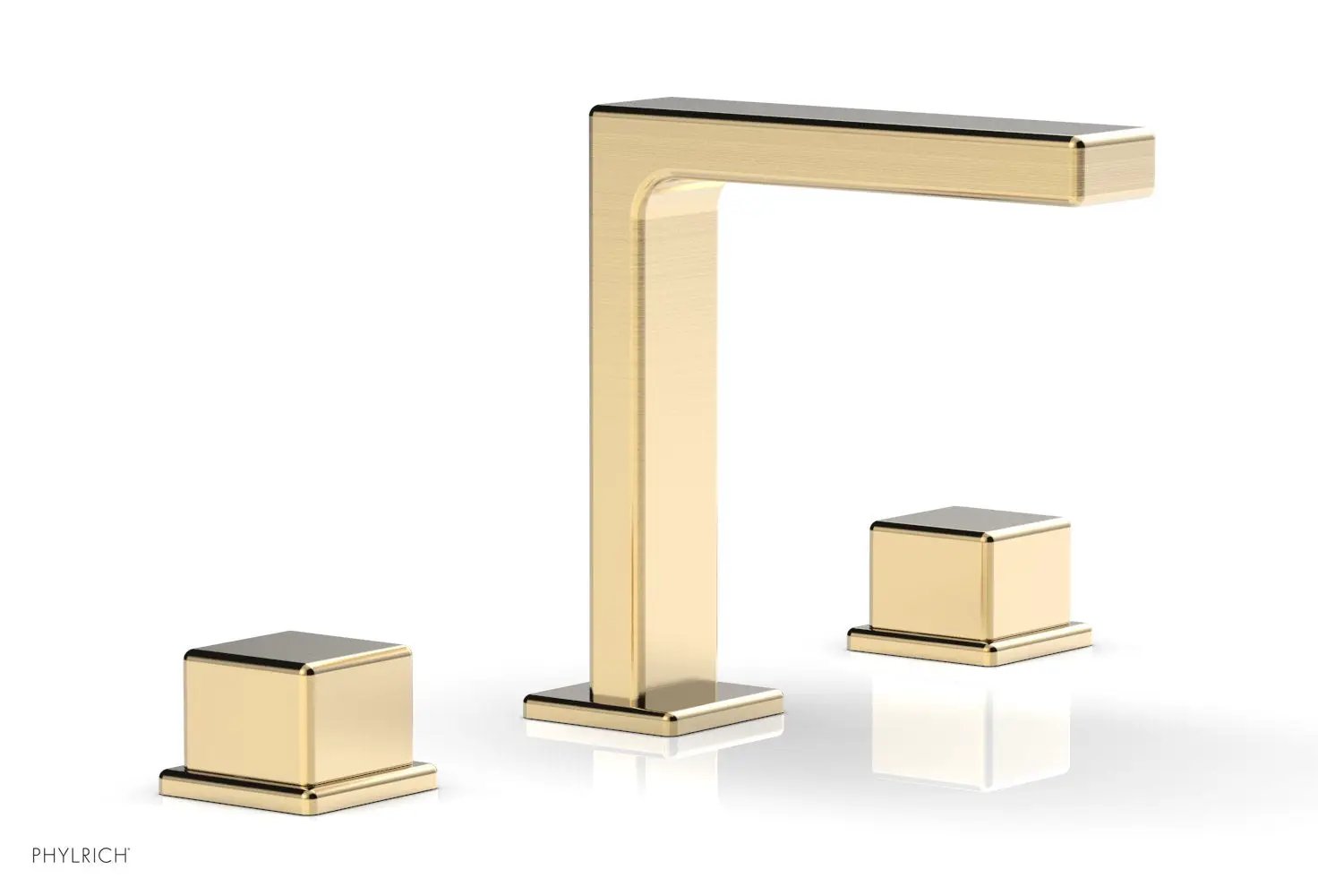Phylrich MIX Widespread Faucet - Cube Handles 6-3/4" Height by Phylrich